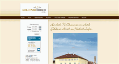 Desktop Screenshot of gold-hirsch.de