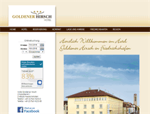 Tablet Screenshot of gold-hirsch.de